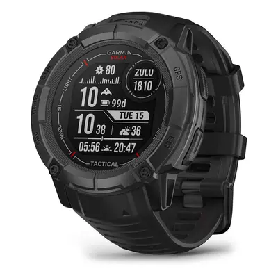 Garmin Instinct 2X Solar - Tactical Edition - 50 mm - faserverstärktes Polymer - Ja Smartwatch mit Band - Handgelenkumfang: 145-