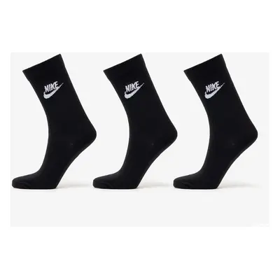 Nike NSW Everyday Essential Crew Socks 3-Pack Black/ White S
