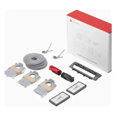 Roborock Zubehör-Set – Saros 20 (1x m-Bürste + Abdeckung, 2x Filter, 3x Beutel, 2x s-Bürste, 4x mo)