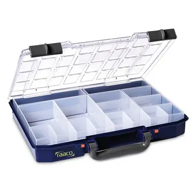 Raaco Sortimentskasten CarryLite 55 4x8-16 B337xT278xH57mm 16 Fächer blau