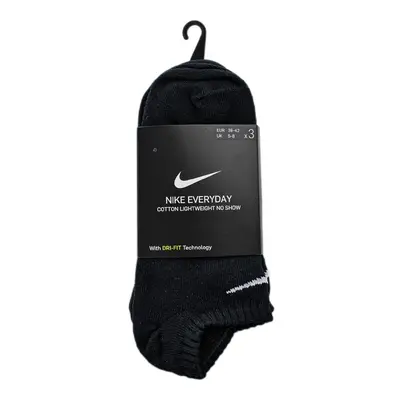 3 Paar Nike Sneaker Socken No Show Füßlinge schwarz / weiß / Mehrfarbig SX7678