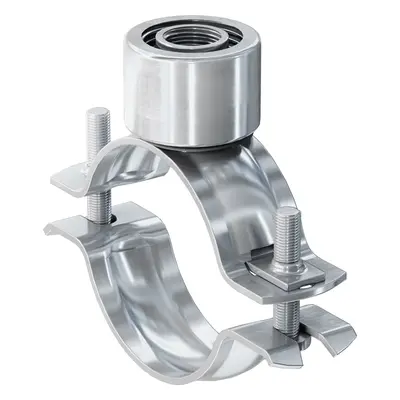 Fischer 500718, Rohrschelle, Stahl, 40 - 43 mm, 3,18 cm (1.25 Zoll), Zink Stahl, 1 kN
