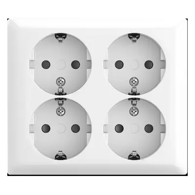 Busch-Jaeger SCHUKO Steckdose 4f AP 404 EAB-524 2TKA00005535