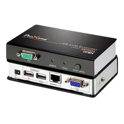 ATEN USB-VGA-Cat-5-KVM-Extender (1280 x 1024 bei 150 m), Sender und Empfänger, Kabelgebunden, 150 m, Cat5e, 1920 x 1200, 1600 x 