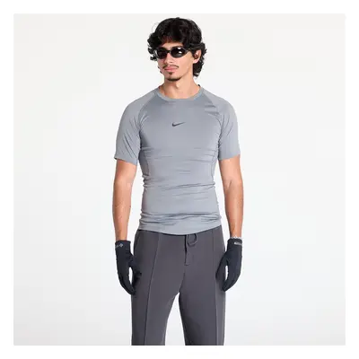 T-Shirt Nike Pro Men's Dri-FIT Tight Short-Sleeve Fitness Top Smoke Grey/ Black XXL