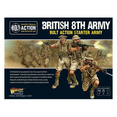 Warlord Games Bolt Action Starter Army British 8th Army 28mm Großbritannien WWII