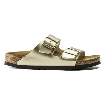 Birkenstock Arizona Birko-Flor Gold Narrow Fit Unisex - Sandalen Birkenstock - Gelb - 1016111-8 - Size: 8