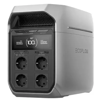 EcoFlow Delta 3 Plus Powerstation 1024 Wh 4 AC & 4 USB Ausgänge mit 0% MwSt nach §12 Abs. 3 UstG
