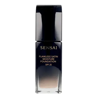 Sensai Flawless Satin Moisture Foundation Flüssiges Make-Up SPF 25 Farbton 102 Ivory Beige 30 ml