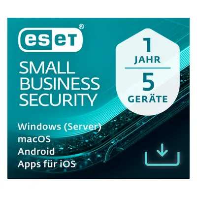 ESET Small Business Security 2026 (Year(s): 1 Year / Device(s): 5 Devices)