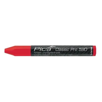 Pica Förster-/Signierkreide Classic PRO 590 rot papiert 12 St./Schachtel 590/40