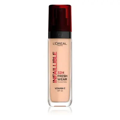 L’Oréal Paris Infaillible 32H Fresh Wear langlebiges Flüssig Make-up Farbton 110 COOL ROSE 30 ml