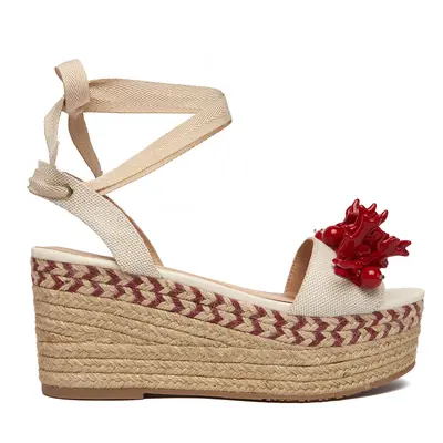 Liu Jo Espadrilles Bali 02 SA6085 T6948 Creme