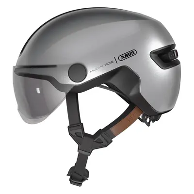 Urban Bike Helm Abus HUD-Y ACE (GLEAM SILVER)