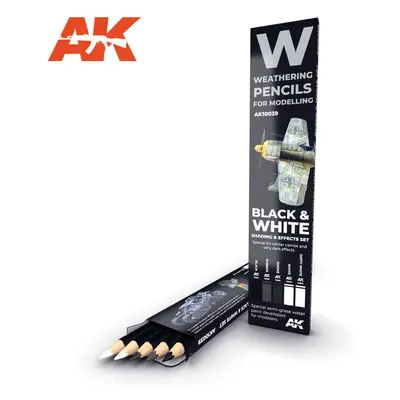 Watercolor Pencil Set - BLACK AND WHITE SET