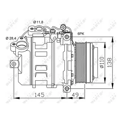 NRF Klimakompressor BMW 1er 3er 5er X1 32533
