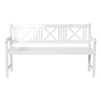 Cinas 3er Bank ROSENBORG 150 x 58 cm, Mahagoni Weiß