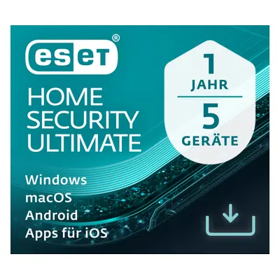 HOME Security Ultimate Vollversion Lizenz   5 Geräte 1 Jahr (Download)
