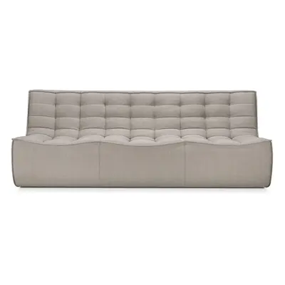 Ethnicraft - Sofa 3 Sitzer und mehr N701 - Beige - Hochdichter PU-Schaum - Designer Jacques Deneef