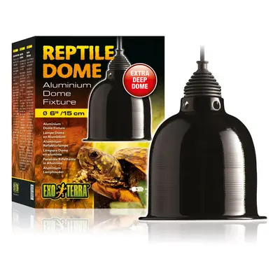Exo Terra Reptile Dome Aluminium-Strahler, bis zu 160 W, L, 21,5 x 23,5 x 21,5 cm