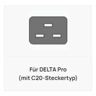 EcoFlow Erdungsadapter für DELTA PRO – Sicheres Laden
