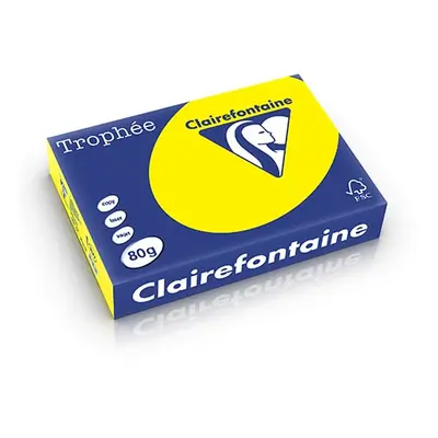 Farbiges Papier trophée, a4, 80g, ass. starke Farben 1704, Packung mit 5x100 Blatt