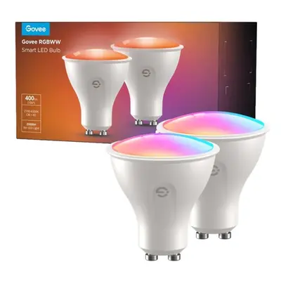 Govee Smart RGBWW 4,8W-50W 400lm GU10 Long Life 2 Stk. Matter
