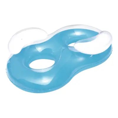 Bestway DOUBLE RING FLOAT Aufblasbarer Schwimmring für 2 Personen, hellblau, größe