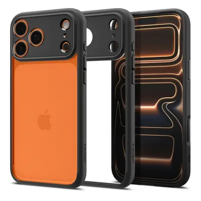 Hülle für Apple iPhone 17 Pro, Spigen, Ultra Hybrid, Mattschwarz ACS10343