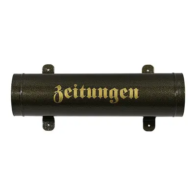 Zeitungsrolle Briefkasten Postkasten Katalogeinwurf Antik Nostalgie...