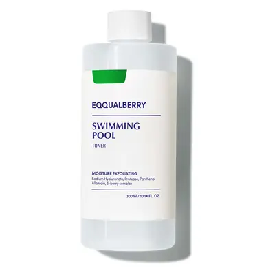 EQQUALBERRY Swimming Pool Toner Feuchtigkeitstonikum mit Peeling-Effekt 300 ml