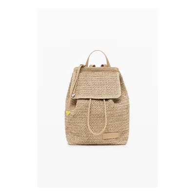Rucksack aus Rafia für Damen Desigual Half Logo Luena