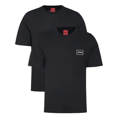 HUGO T-Shirt-Set Dugopak 50548566 Schwarz Regular Fit
