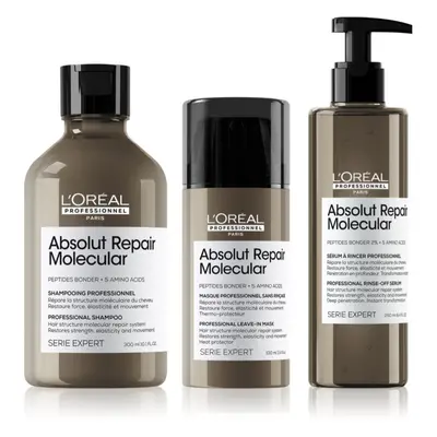 L’Oréal Professionnel Serie Expert Absolut Repair Molecular vorteilhafte Packung für beschädigtes Haar