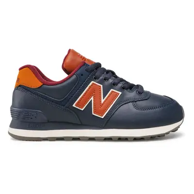 New Balance 574 Schuhe dunkelgrau reinrot - 40