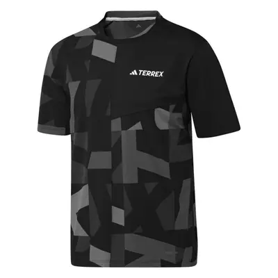 adidas MULTI TERREX AOP TEE Herren T-Shirt, schwarz, größe