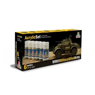 Acryl Set WWII Military Allied Army