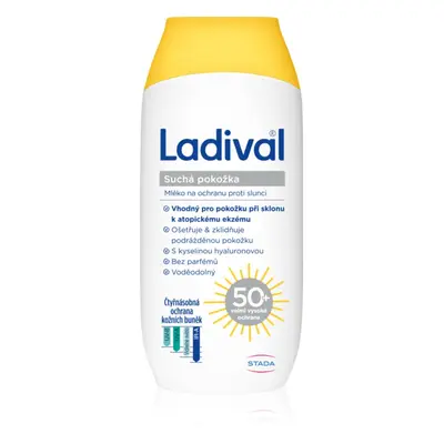 Ladival Trockene Haut Schutzmilch gegen Sonnenschein SPF 50+ 200 ml