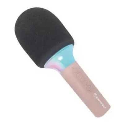 KIDYWOLF - Mikrofon Bluetooth mit Licht rosa