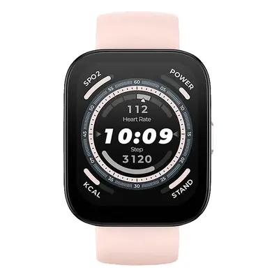 Amazfit Bip 5 rosa | Smartwatch | GPS-Modul | Musikwiedergabe | Spritzwassergeschützt | Umgebungslichtsensor | Lagesensor | Komp