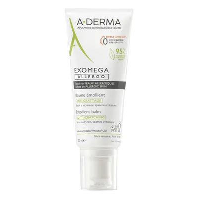 A-Derma Exomega Control Allergo Feuchtigkeitscreme zur Stärkung der Schutzzone empflindlicher Haut 200 ml