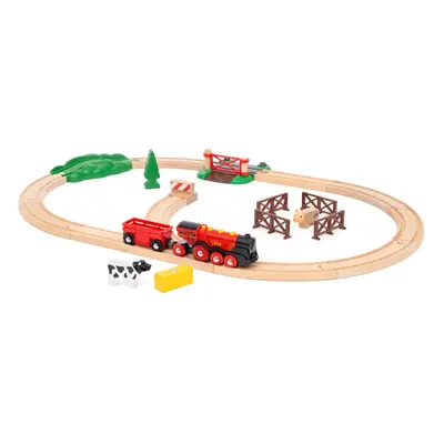 Brio Spielesets 36029 Zugset mit großer roter Action-Lokomotive