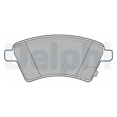 Delphi Bremsbeläge vorne Fiat Sedici Mitsubishi L Suzuki Sx4