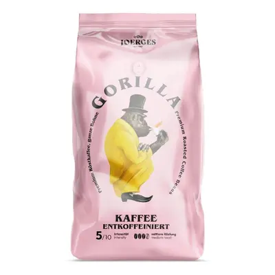 Gorilla Kaffee entkoffeiniert - 1kg Bohnen