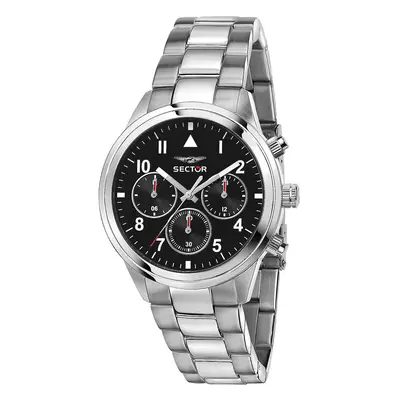 Sector R3253540013 Serie 670 Dual Time Herrenuhr 40mm 5ATM