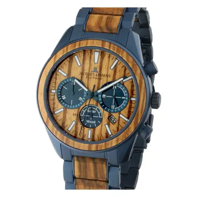 Jacques Lemans 1-2115P Eco Power Solar Chronograph Herrenuhr 44mm