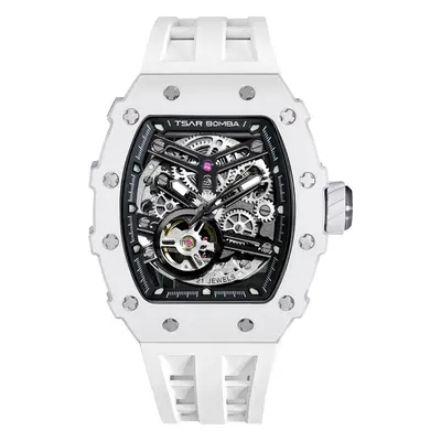 Tsar Bomba TB8208C-07 Herrenuhr Elementar Keramik Automatik 44mm 5ATM