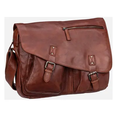 Greenburry - Vintage Washed 2919 Chestnut - Messenger Bag , 11.8 l