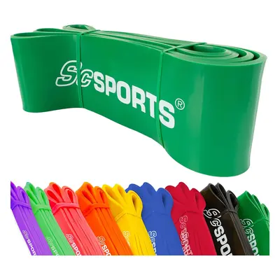 ScSPORTS® – Elastisches Fitnessband – Strapazierfähiges Widerstandsband – Naturlatex – Vielseiti