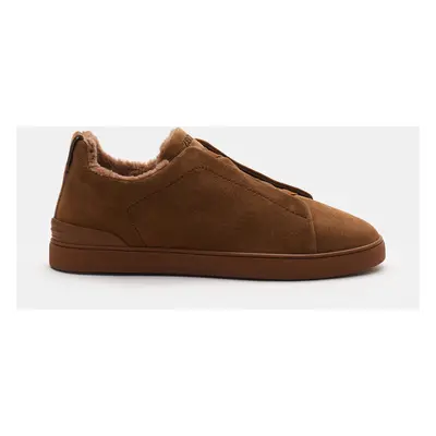 Zegna - Herren - Slip-on-Sneaker 'Triple Stitch' braun